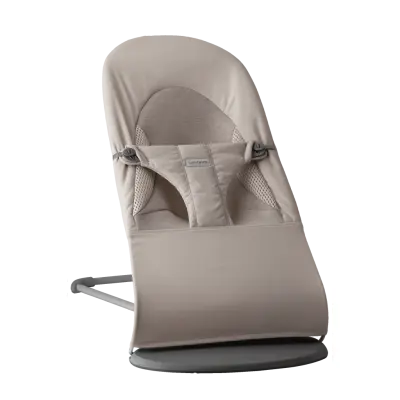 BabyBjörn - Babysitter Balance Soft - Sandgrå / Vävd/Jersey, Tri-Fabric / Mörkgrå