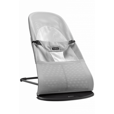 BabyBjörn Babysitter Balance Soft - Silver/Vit / Mesh / Svart