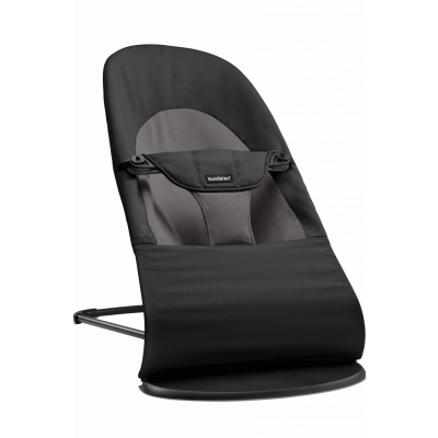 BabyBjörn Babysitter Balance Soft - Svart/Mörkgrå / Bomull / Svart