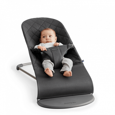 BABYBJÖRN Babysitter Bliss - Antracitgrå, Cotton