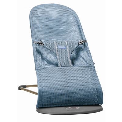 BABYBJÖRN Babysitter Bliss - Gråblå, Mesh