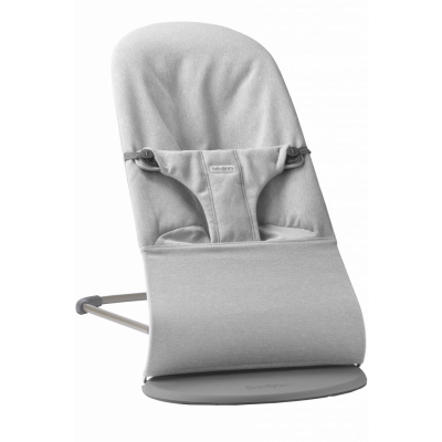 BabyBjörn -  Babysitter Bliss - Ljusgrå / Melerad väv / Mörkgrå