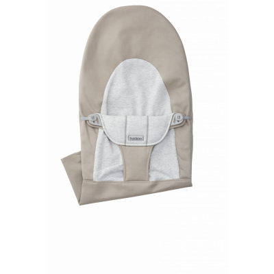 BabyBjörn - Extra Tygsits till Babysitter Balance Soft - Beige/Grå / Vävd/Jersey