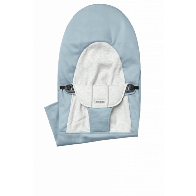 BabyBjörn - Extra Tygsits till Babysitter Balance Soft - Blå/Grå / Vävd/Jersey
