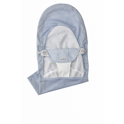 BabyBjörn - Extra Tygsits till Babysitter Balance Soft - Himmelsblå/Vit / Mesh