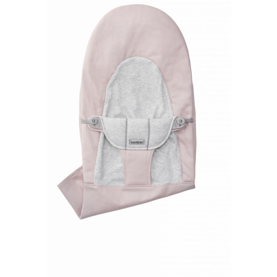 BabyBjörn - Extra Tygsits till Babysitter Balance Soft - Ljusrosa/Grå / Vävd/Jersey