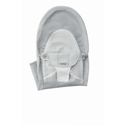 BabyBjörn - Extra Tygsits till Babysitter Balance Soft - Silver/Vit / Mesh