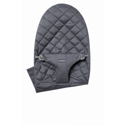 BabyBjörn - Extra Tygsits till Babysitter Bliss - Antracitgrå / Vävd, Klassisk quilt