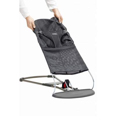 BabyBjörn - Extra Tygsits till Babysitter Bliss - Antracitgrå / Mesh
