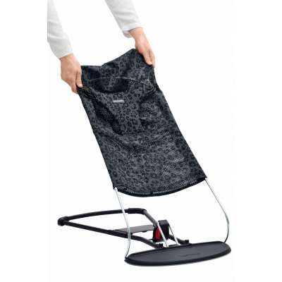 BabyBjörn Extra Tygsits till Babysitter Bliss - Antracitgrå/Leo / Mesh