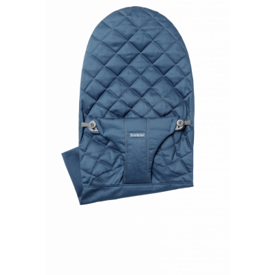 BabyBjörn - Extra Tygsits till Babysitter Bliss - Midnattsblå / Vävd, Klassisk quilt