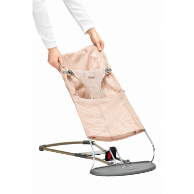 BabyBjörn - Extra Tygsits till Babysitter Bliss - Pärlemorrosa / Mesh