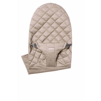 BabyBjörn - Extra Tygsits till Babysitter Bliss - Sandgrå / Vävd, Klassisk quilt