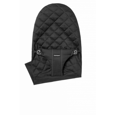 BabyBjörn - Extra Tygsits till Babysitter Bliss - Svart / Vävd, Klassisk quilt