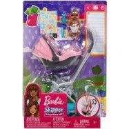 Barbie Babysitter Lekset Barnvagn Rosa FXG95