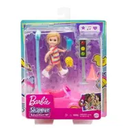 Barbie Babysitter Lekset Rosa bil GRP17