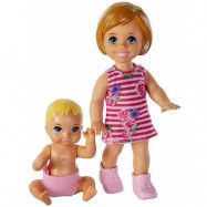 Barbie Babysitter Syskon Systrar GFL31