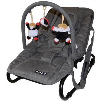 Bozz babysitter basic, grå melange