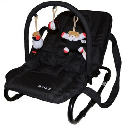 Bozz babysitter basic, svart melange