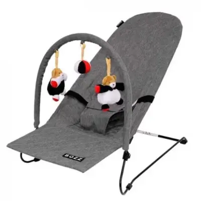 Bozz babysitter med lekbåge, grey