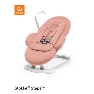 Stokke Steps Bouncer babysitter, soft coral