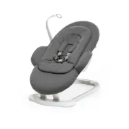 Stokke Steps Bouncer babysitter, white deep grey, white deep grey