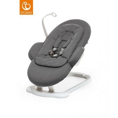 Stokke Steps Bouncer babysitter, white deep grey, white deep grey