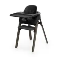 Stokke Steps matstolspaket, black/warm brown
