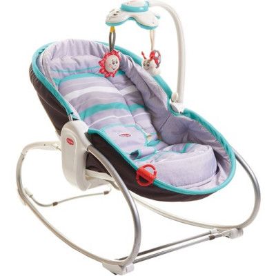 Tiny Love babysitter Rocker Napper 3-i-1, gråmelerad