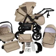 Barnvagn - Lirdo Kombi 3 in 1 Barnvagn - Beige