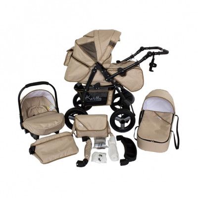 Barnvagn - Lirdo Kombi 3 in 1 Barnvagn - Beige