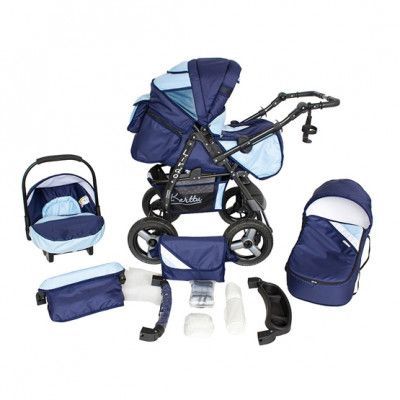 Barnvagn - Lirdo Kombi 3 in 1 Barnvagn - Blue