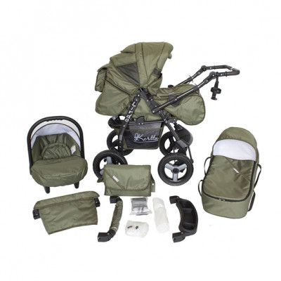 Barnvagn - Lirdo Kombi 3 in 1 Barnvagn - Khaki