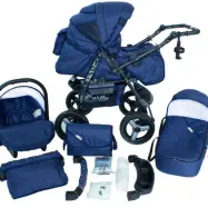 Barnvagn - Lirdo Kombi 3 in 1 Barnvagn - Outdoor Blue