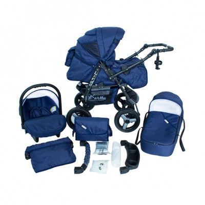 Barnvagn - Lirdo Kombi 3 in 1 Barnvagn - Outdoor Blue