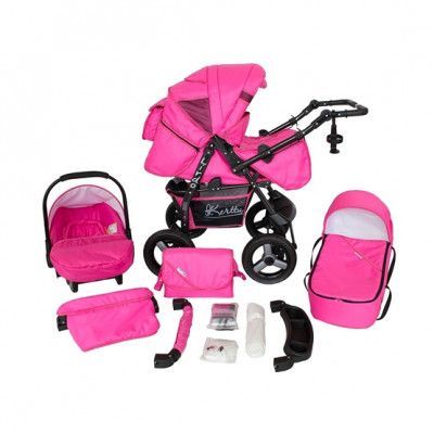 Barnvagn - Lirdo Kombi 3 in 1 Barnvagn - Pink