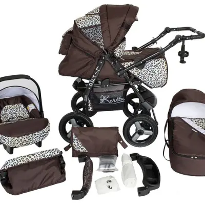 Barnvagn - Lirdo Kombi 3 in 1 Barnvagn - Safari