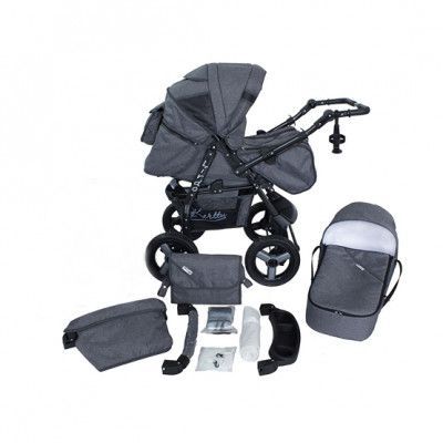 Barnvagn - Lirdo Kombi - Dark Grey