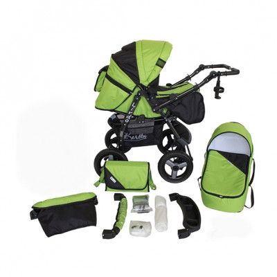 Barnvagn - Lirdo Kombi - Green/Black