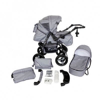 Barnvagn - Lirdo Kombi - Outdoor Grey