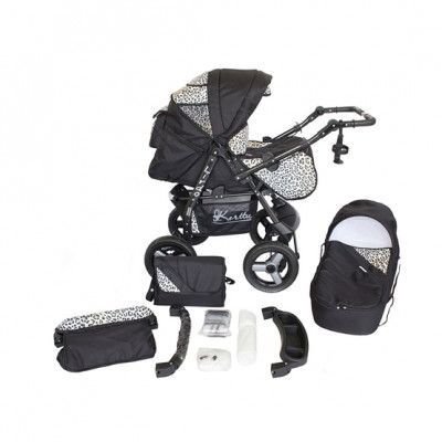 Barnvagn - Lirdo Kombi - White/Black