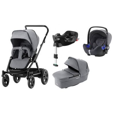 Britax Go Big 2 duovagn + babysafe2 i-size babyskydd + isofixbas