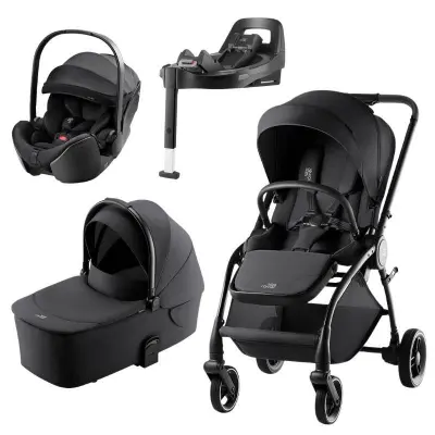Britax Rio duovagn + baby-safe pro babyskydd + bas