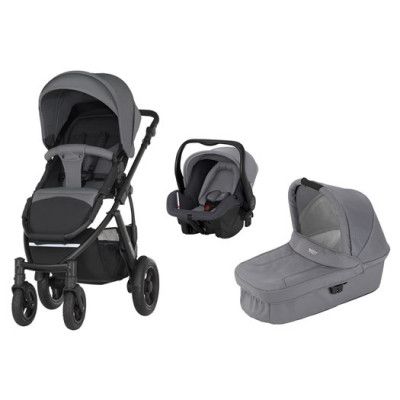 Britax Smile 2 vagn-&babyskyddspaket, valfri färg