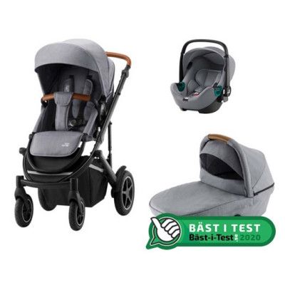 Britax Smile 3 duovagn + Baby-Safe iSense babyskydd