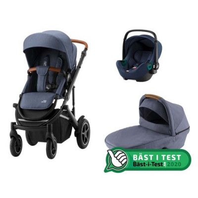 Britax Smile 3 duovagn + Baby-Safe3 i-Size babyskydd