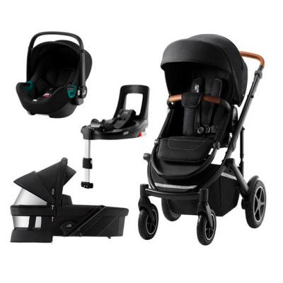 Britax Smile 4 duovagn + babysafe 3 babyskydd + variobas 5Z