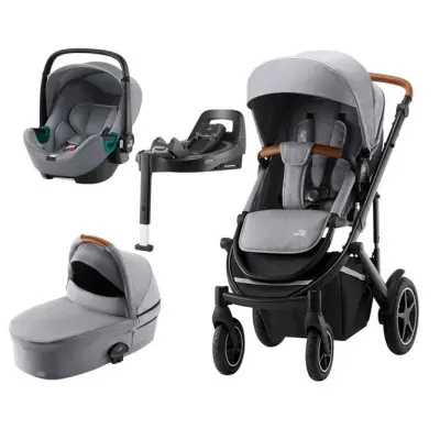 Britax Smile 4 duovagn + babysafe 3 babyskydd + variobas 5Z