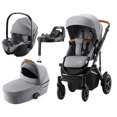 Britax Smile 4 duovagn + Baby-Safe Pro babyskydd + variobas 5Z