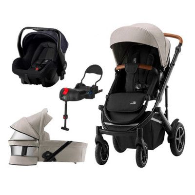 Britax Smile 4 duovagn + primo babyskydd&bas